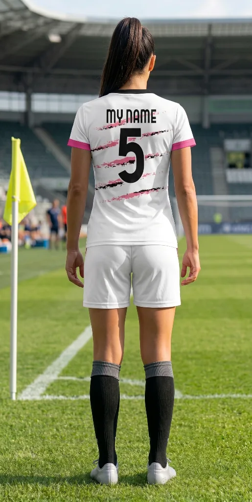 Divisa away WoMentis F.C. vista dietro
